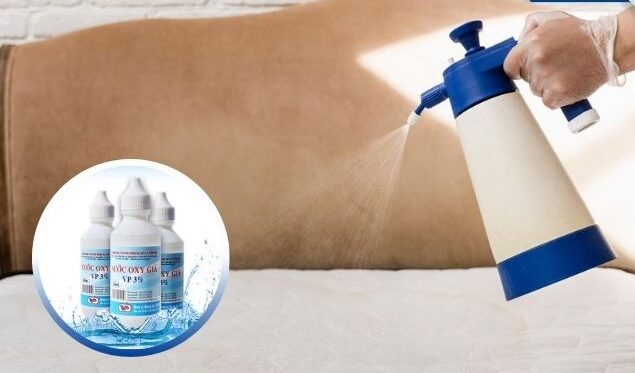 Khử mùi nước tiểu trên nệm bằng oxy già